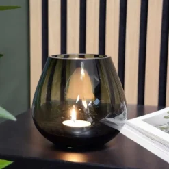 Theelichthouder – Tasman XS grey (set van 2 stuks)