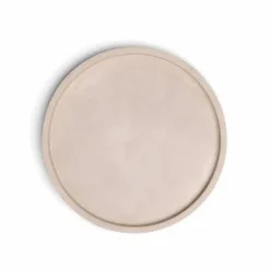 Travertine dienblad rond met rand Mooisa 30 cm