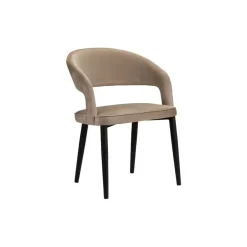 Tusk luxe eetkamerstoelen Zandwit (Brandvertragend) (Set van 2)