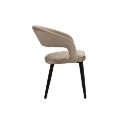 Tusk luxe eetkamerstoelen Zandwit (Brandvertragend) (Set van 2)