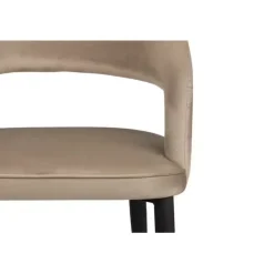 Tusk luxe eetkamerstoelen Zandwit (Brandvertragend) (Set van 2)