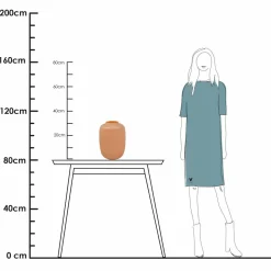 Vaas – Artic pastel peach