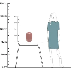 Vaas – Artic pastel pink