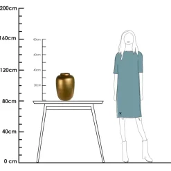 Vaas Artic gold Goud | Vase the World
