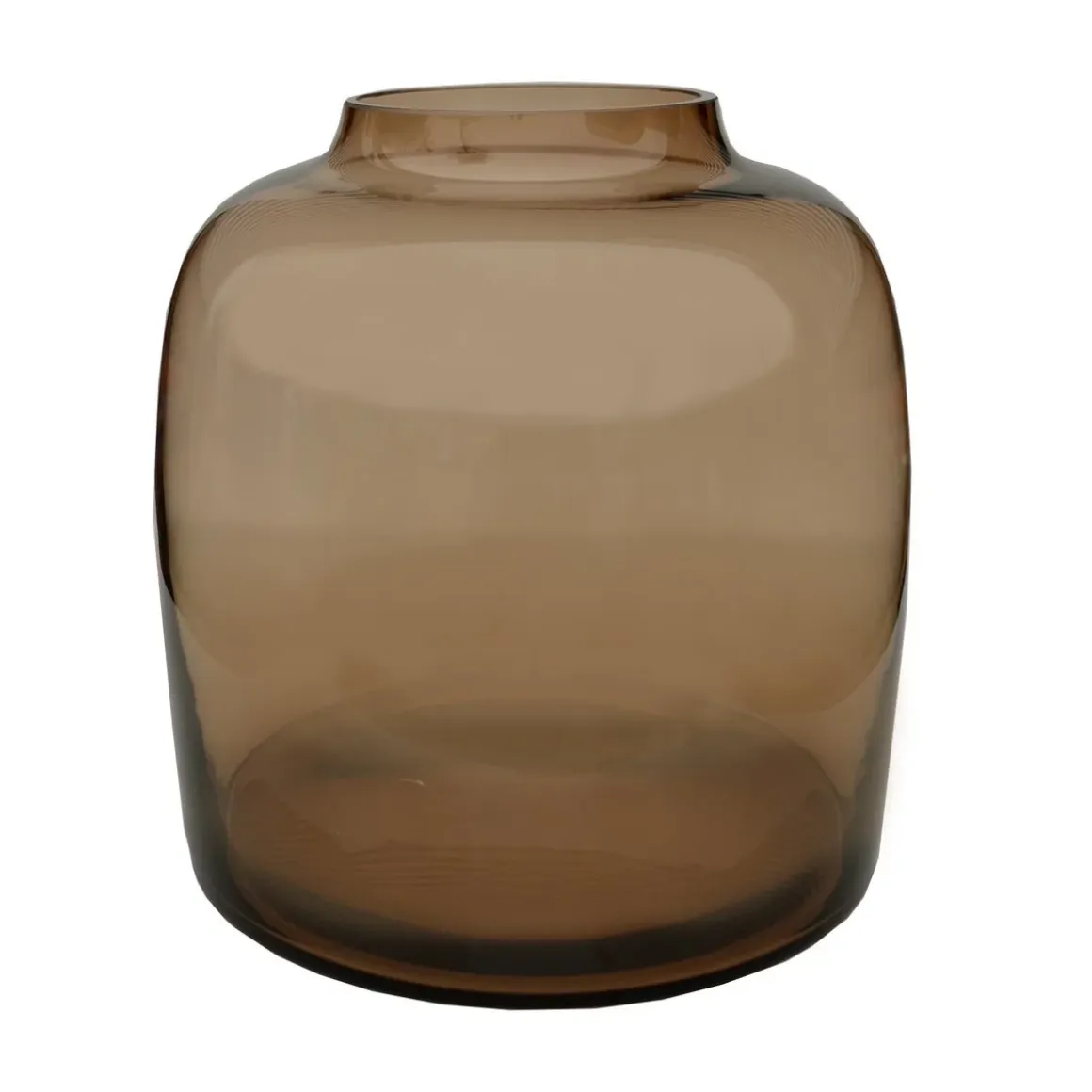 Vaas glas Bartica Taupe