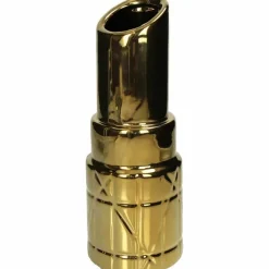Vaas Lipstick Goud 10x10x27cm