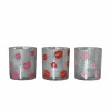 Valentijn tip: Love You lip waxinelicht houder Zilver 7,3cm x 8cm