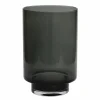 Vase the world | Kaarshouder Thames XS smoke grey Ø14 x H21 cm