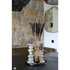 Vase the world – Organisch Dienblad Bariri black – zwart