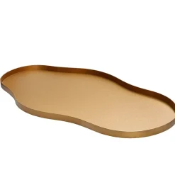 Vase the world – Organisch dienblad Bauru Gold – Goud