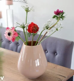 Vase the world | Tasman S sand taupe Ø18 x H20cm