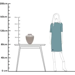 Vase the world – Tugela matte ivory vaas beige 2 afmetingen