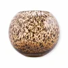 Vase the world | Vaas Windlicht Zambezi m taupe panter Ø25 x H20,5 cm