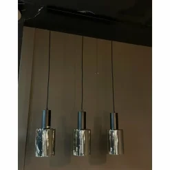 Velma Hanglamp zwart smoke glas