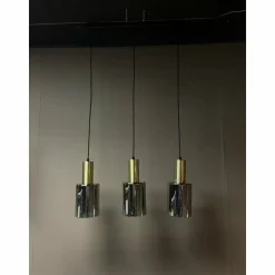 Vilmaris luxe hanglamp smoke goud hotel chique