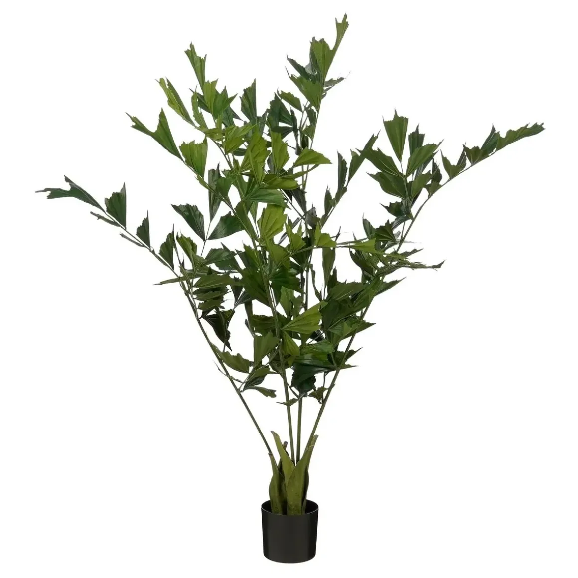Vissenstaart Palm Kunstplant in Pot – H150 x Ø100 cm – Groen