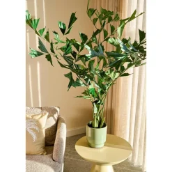 Vissenstaart Palm Kunstplant in Pot – H150 x Ø100 cm – Groen