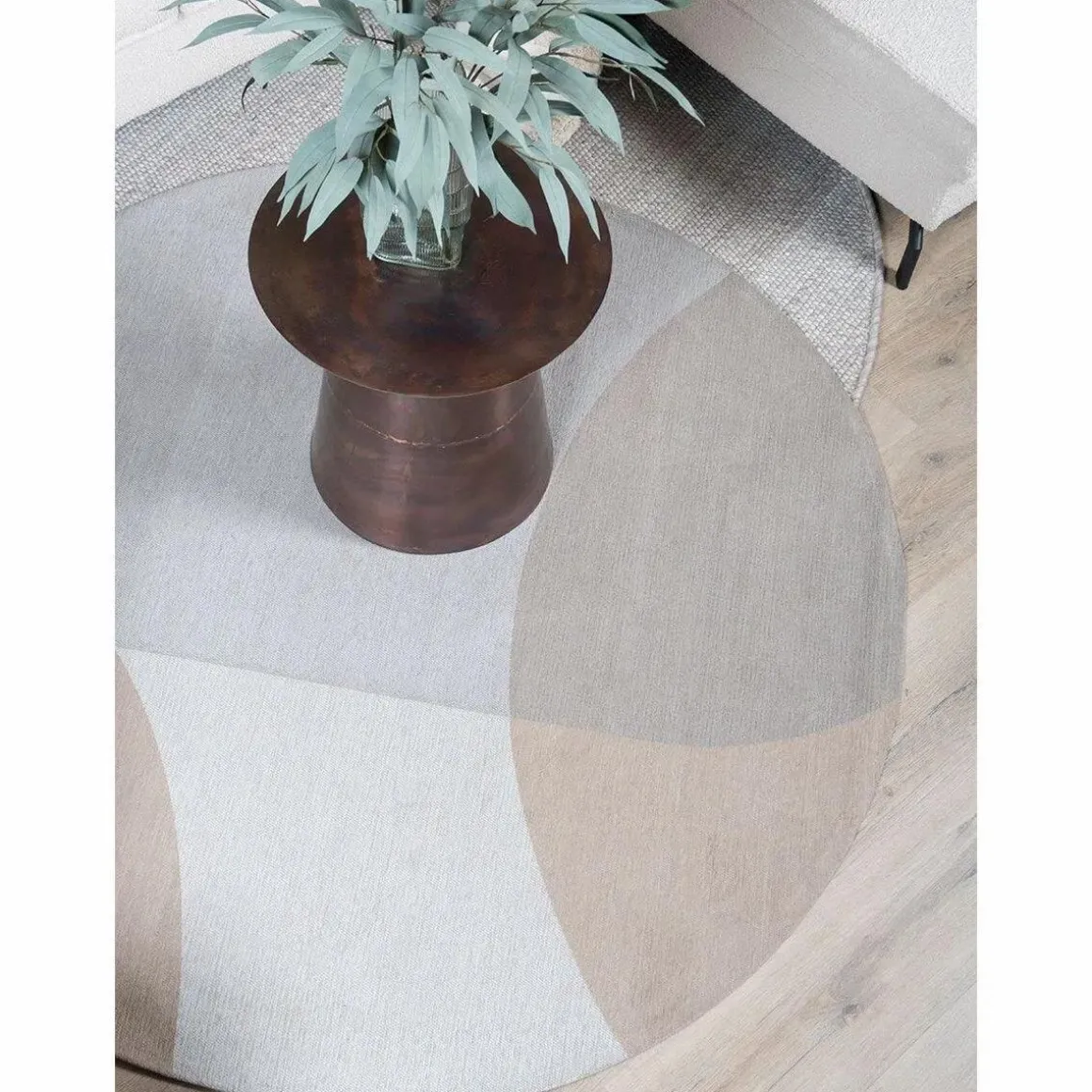 Vloerkleed Eli Beige ø200 cm