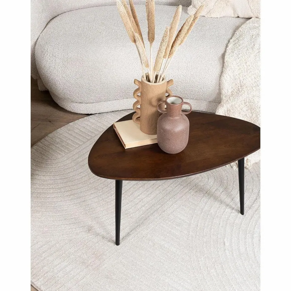 Vloerkleed Ella Beige Rond ø240 cm