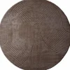 Vloerkleed Ella Brown Rond ø200 cm