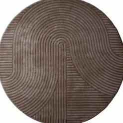 Vloerkleed Ella Brown Rond ø240 cm
