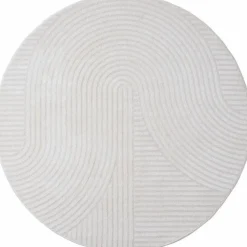 Vloerkleed Ella Cream Rond ø200 cm