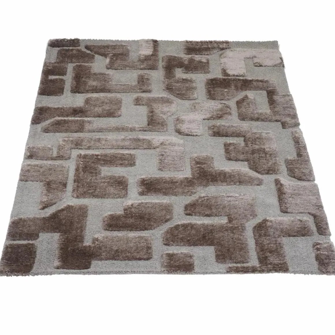 Vloerkleed Liana Bruin 200 x 290 cm