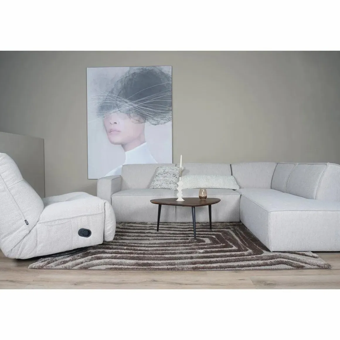 Vloerkleed Lima Bruin 200 x 290 cm