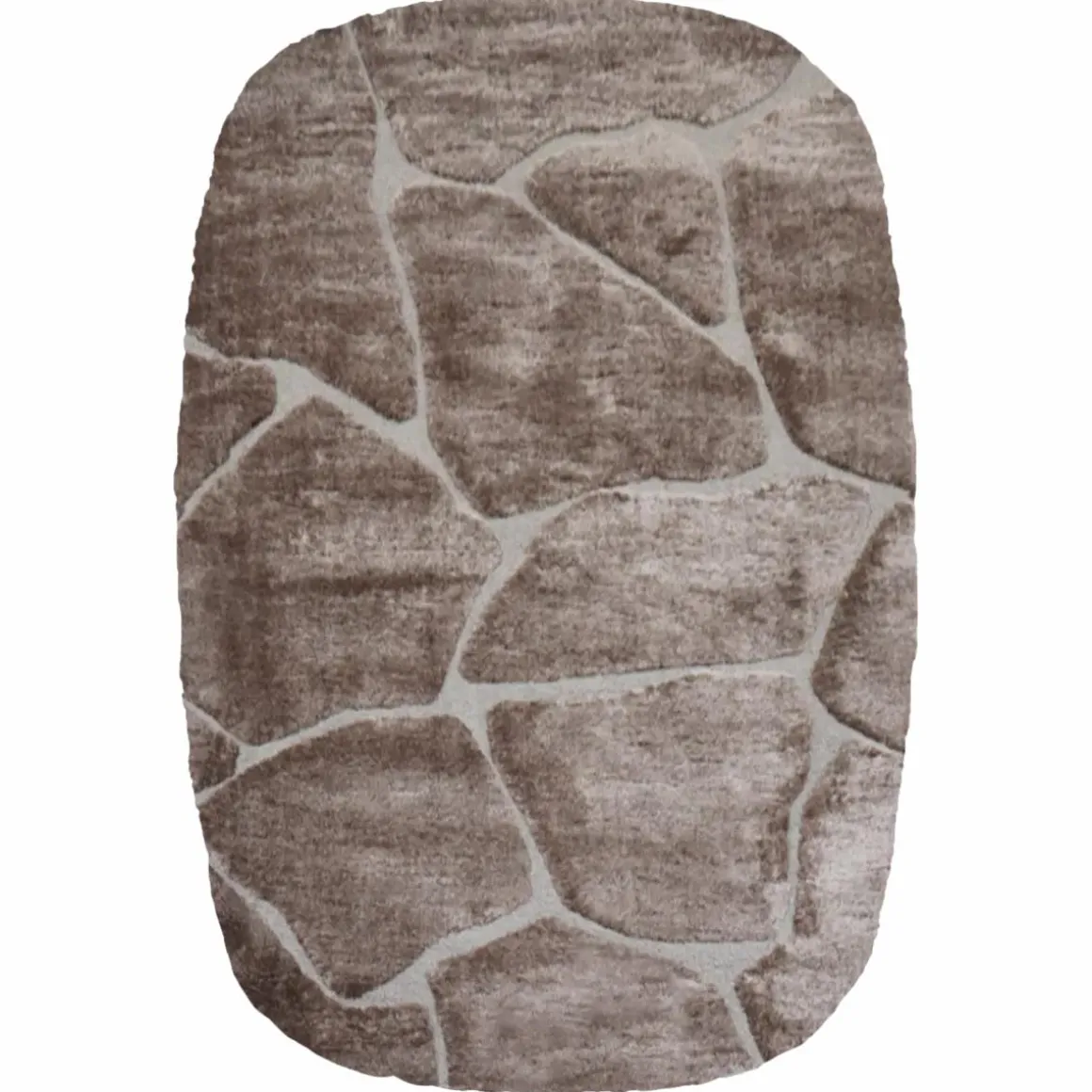 Vloerkleed Macy Bruin – Rounded Corners 160 x 230 cm