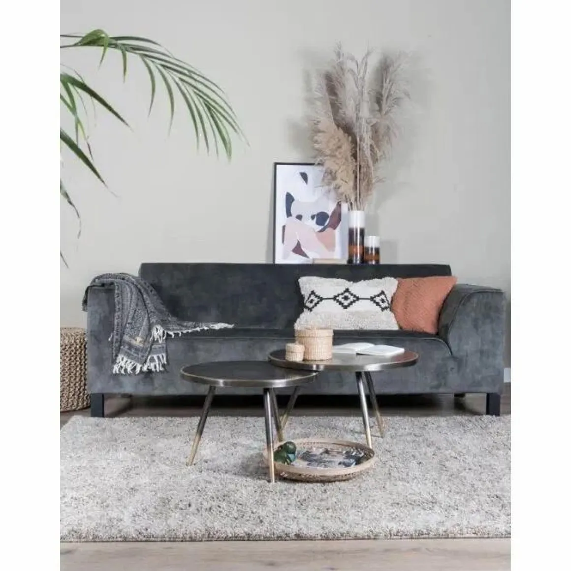 Vloerkleed Zumba Beige 200 x 280 cm