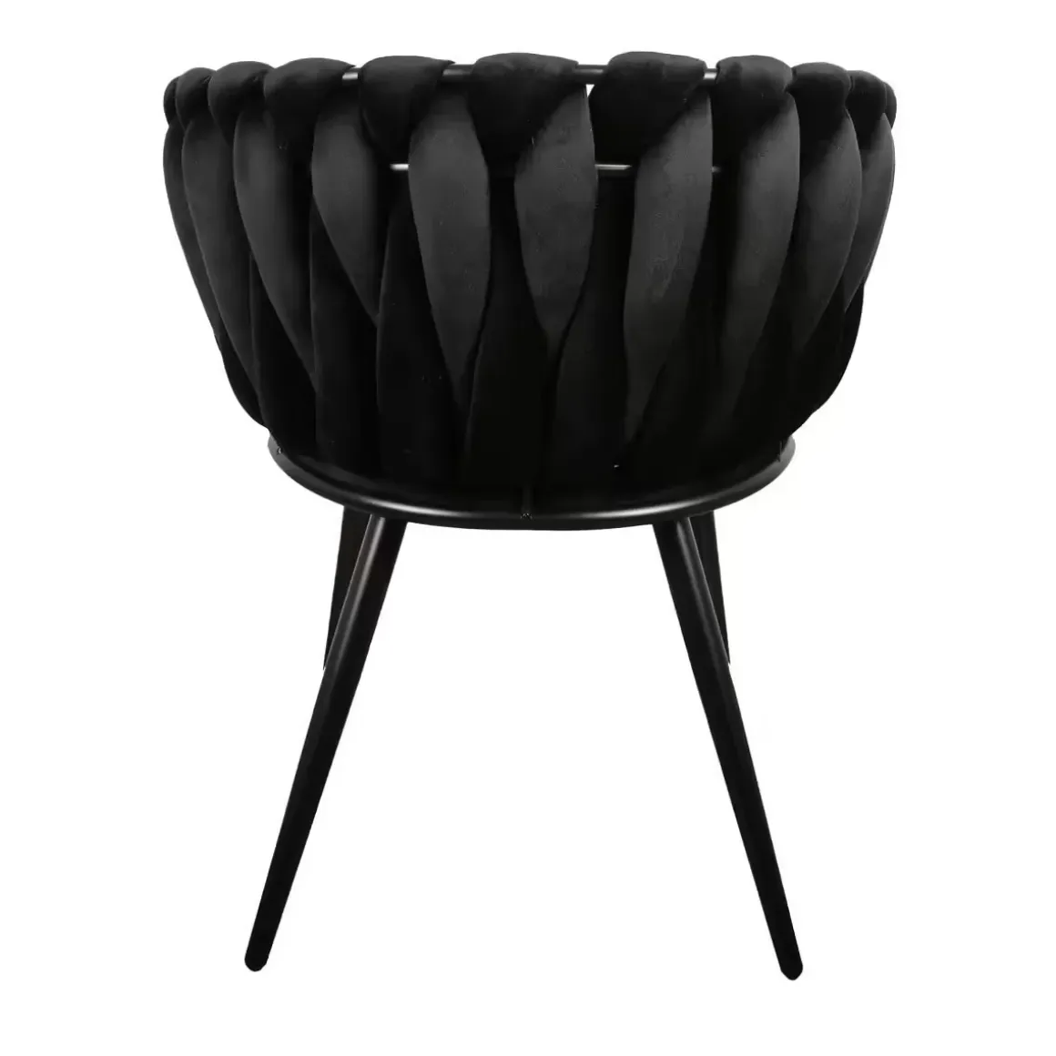 Wave stoel zwart (Set van 2)