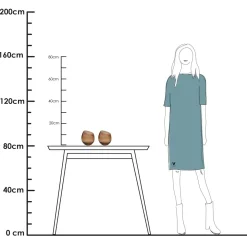 Waxinelichthouder – Moho Taupe (set van 2 stuks)