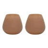 Waxinelichthouder – Tasman XS matte sand (set van 2 stuks)