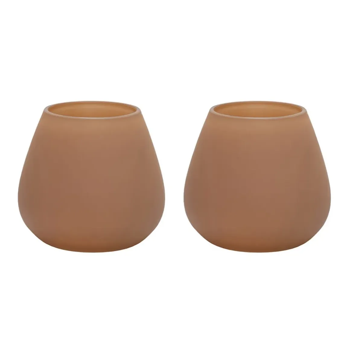 Waxinelichthouder – Tasman XS matte sand (set van 2 stuks)
