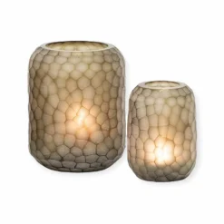 Windlicht vaas smoke