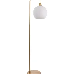 Xandy staande vloerlamp wit goud chique