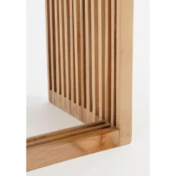 Yonker Plantentafel – Set van 2 – L35 x B25 x H80 cm – Gerecycled Hout – Bruin