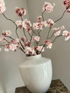 Zijden bloesemtak prunus malaga spray roze mix 84cm