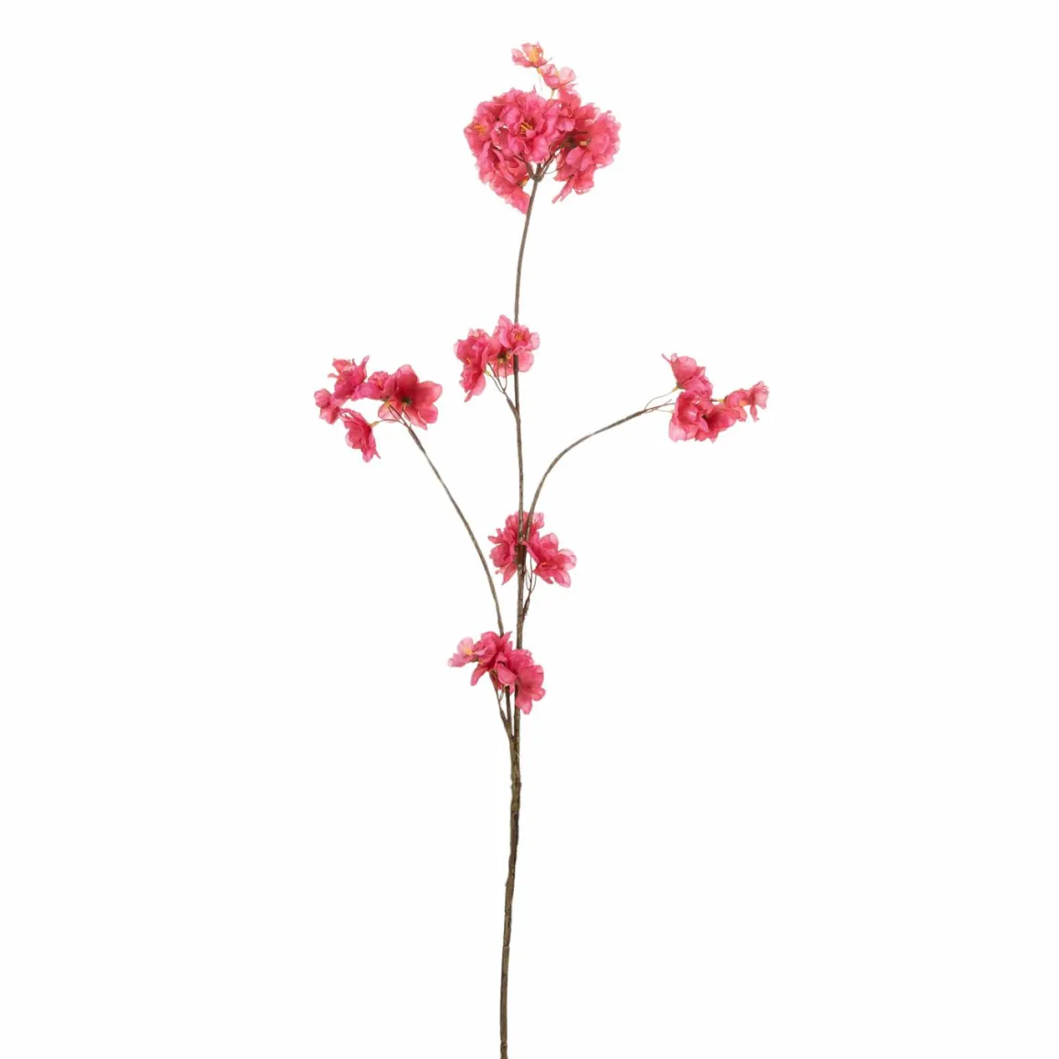 Zijden bloesemtak prunus malaga spray fuchia 84cm